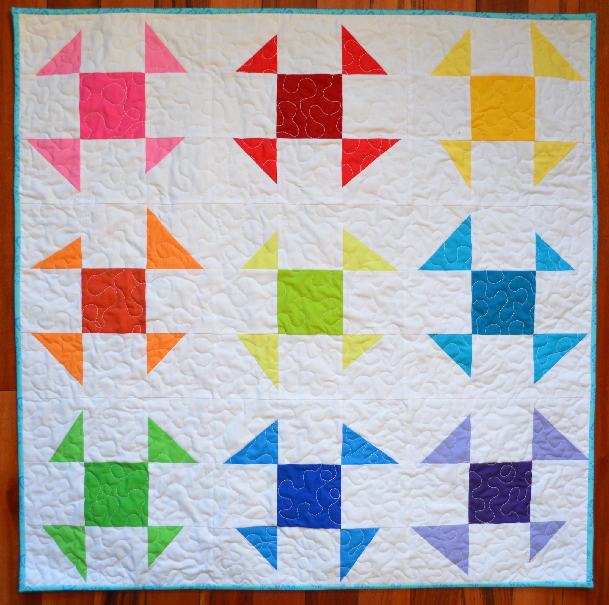 Liberated (emergency) Baby Quilt {tutorial}