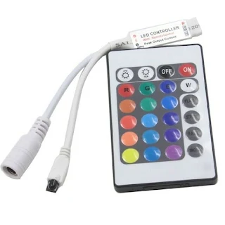 LED Strip Tape Flexible Light RGB USB SMD IR Remote controller 12 V DC 300 led hown-store