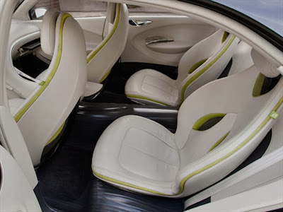  from the interior Chrysler 200C EV Concept model year 2009