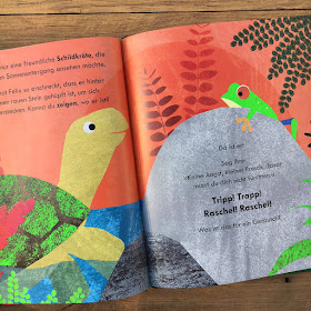 "Felix Frosch" von Jane Clarke, illustriert von Britta Teckentrup, erschienen bei Annette Betz im Ueberreuther Verlag, Rezension auf Kinderbuchblog Familienbücherei