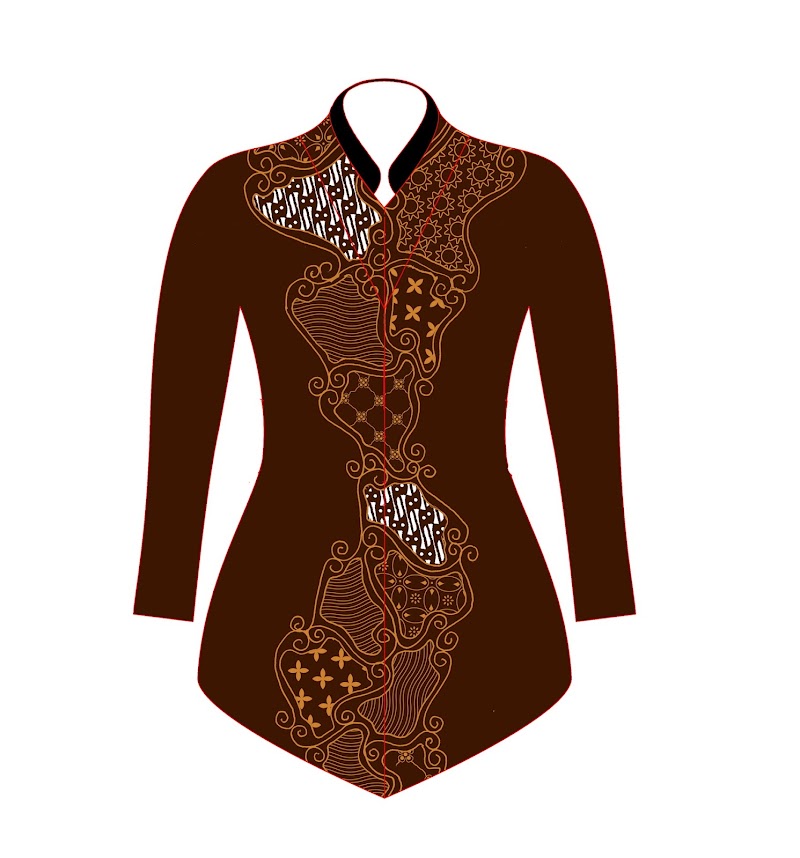Ide Populer 38 Desain Baju Batik Pesta