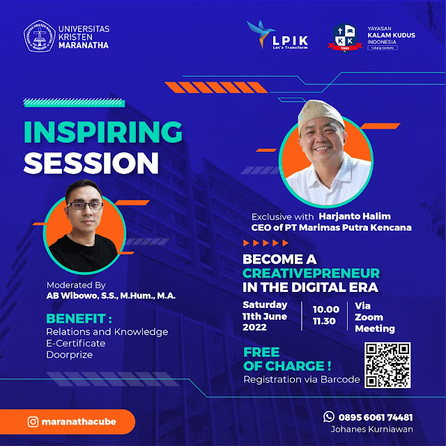 Pre-Launching Workshop Series: Become a Creativepreneur in the Digital Era