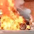 Mobil Pick Up Grand Max Terbakar di Patumbak