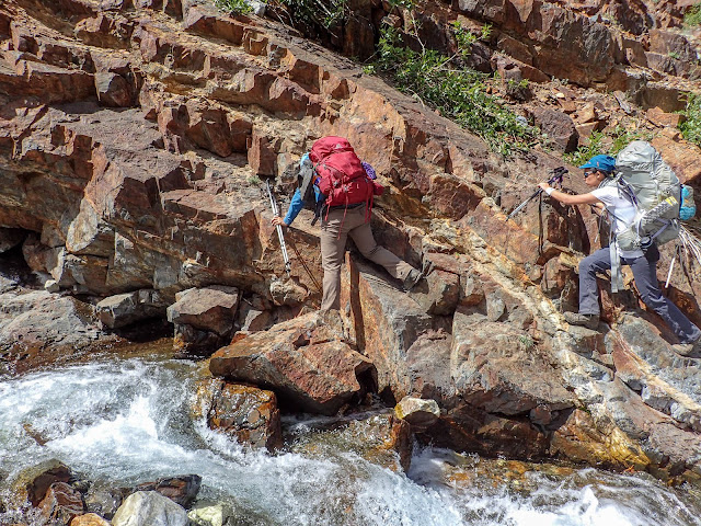 Convict Canyon stream crossing