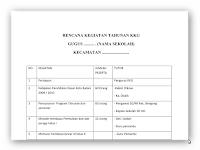 Download Contoh Rencana Kegiatan Tahunan (KKG) 2016 