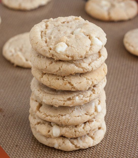 Chewy Coconut Oatmeal White Chocolate Cookies