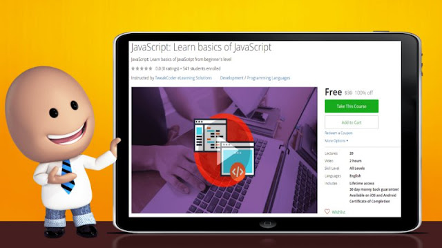 [100% Off] JavaScript: Learn basics of JavaScript| Worth 30$