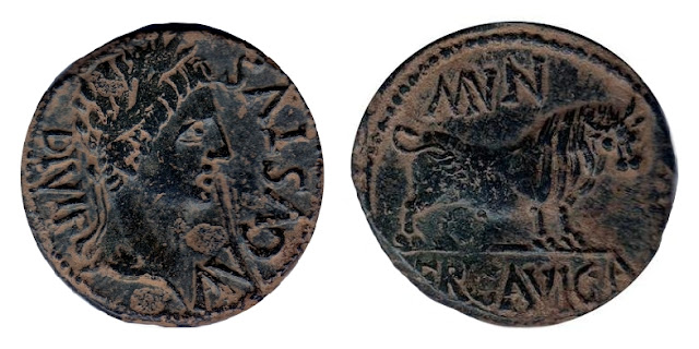 Monedas de la ciudad romana de Ercávica 008