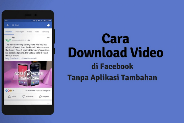 Cara Download Video di Facebook Reels (FB) Tanpa Aplikasi
