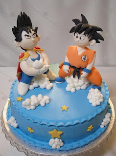 Bolos e cake Dragon Ball Goku e Vegeta