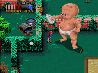 Descarga ROMs Roms de Super Nintendo Zombies Ate My Neighbors (USA) INGLES