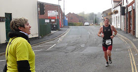 An action picture from the Keyo Brigg Sprint Triathlon 2015