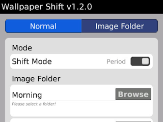 Wallpaper Shifter v1.2 for BlackBerry