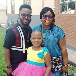 Daniel and ikana Akpata with their daughter Daniella