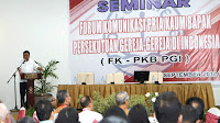 Gubernur Olly Dondokambey Jadi Pemateri Seminar FK-PKB PGI