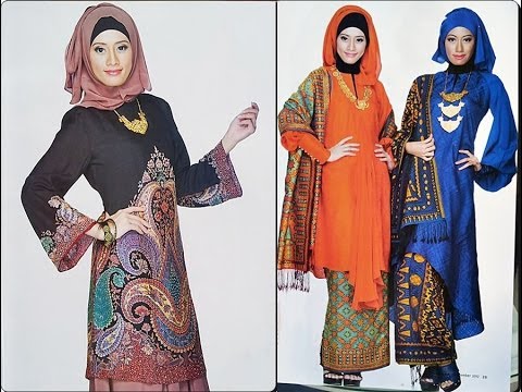  Model  Baju  Jubah Wanita Jersey Klok Kensi  Motif Keren 