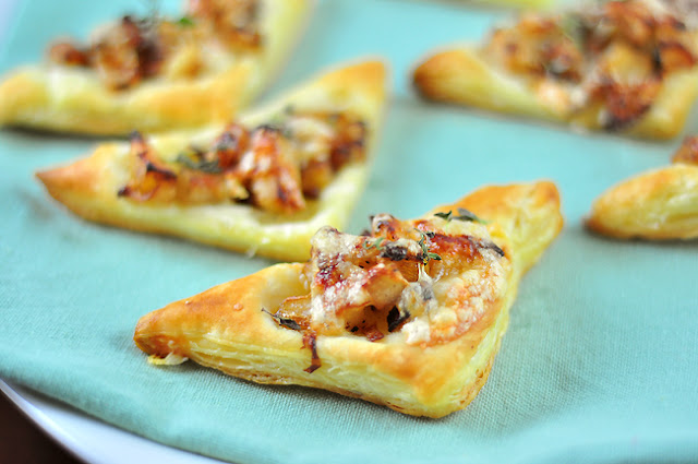 Caramelized Onion and Apple Mini Tarts