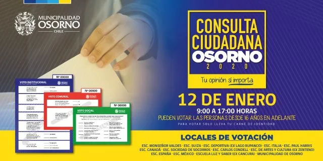 El despliegue humano en la Consulta ciudadana en Osorno