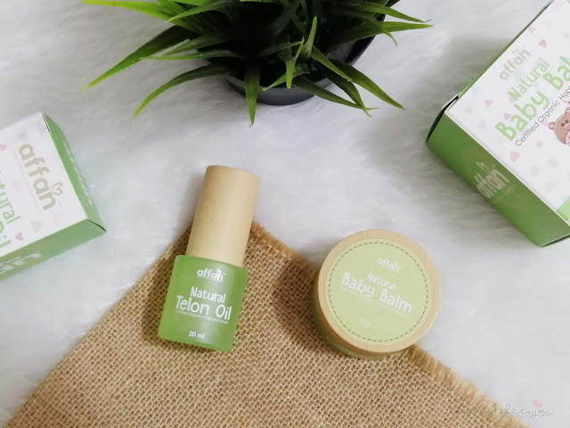 Affan Natural Baby Balm dan Natural Telon Oil Untuk Keselesaan Bayi Kembung Perut