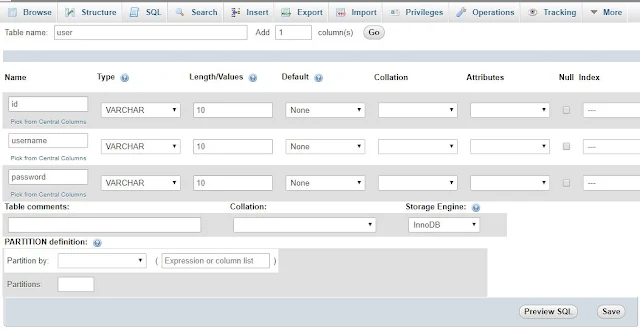 Langkah 1: Buat Database