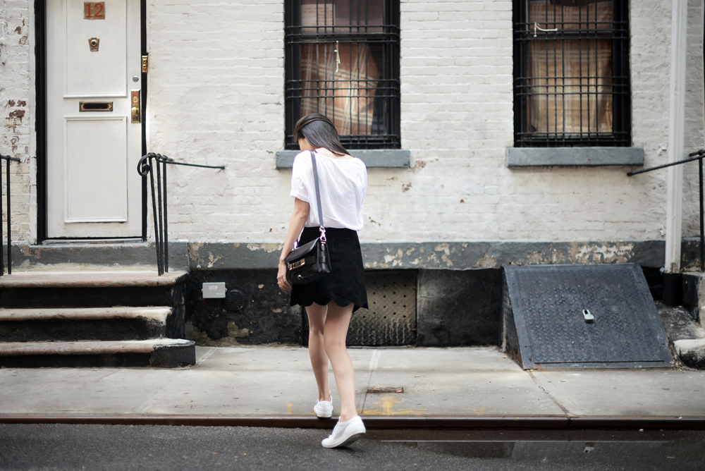 suede scallop skirt forevervanny