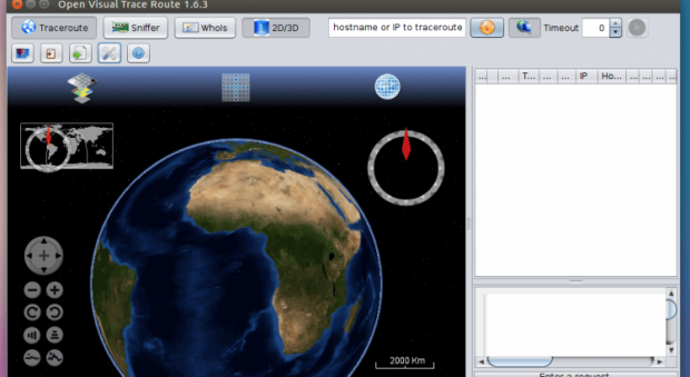 Como instalar o Open Visual Traceroute no Linux Ubuntu, Debian e derivados