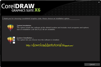 Install CorelDraw X6 Full Version