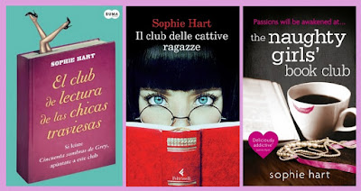 portadas del libro chick lit El club de lectura de las chicas traviesas, de Sophie Hart