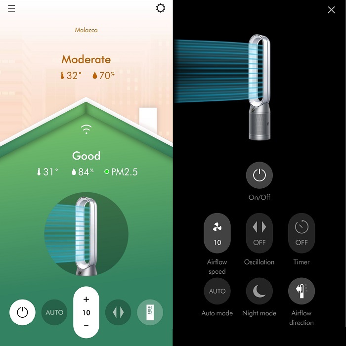 Dyson Air Purifier Link App