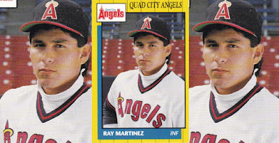 Ray Martinez 1990 Quad City Angels card