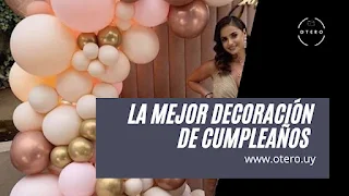 Decoración de cumpleaños para mujer en Uruguay