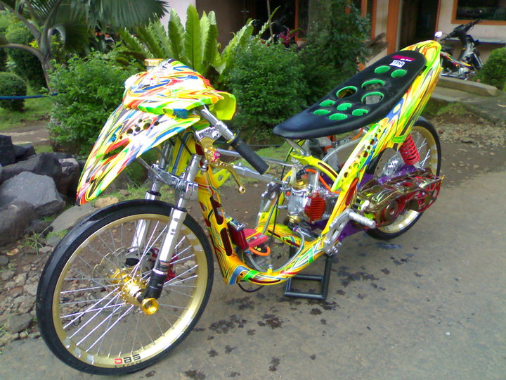 modifikasi mio racing style terkeren