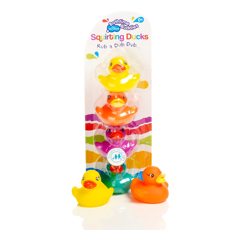 Bathtime Buddies Squirting Ducks title=