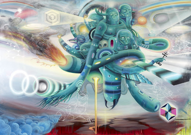 psychedelic visionary art painting