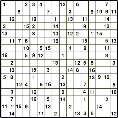 Free Sudoku Printable Puzzles on Sudoku Free Printable And Online Sudoku Puzzles Printer Friendly