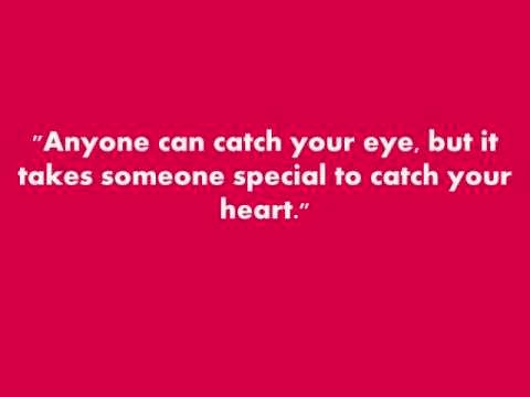 SOME SPECIAL CAN ONLY CATCH YOUR HEART