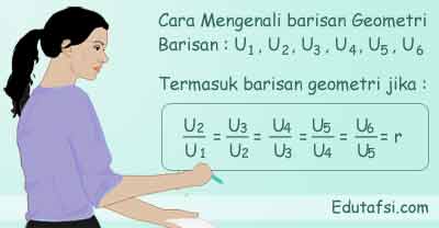 Mengidentifikasi Barisan Termasuk Barisan Geometri Atau Bukan