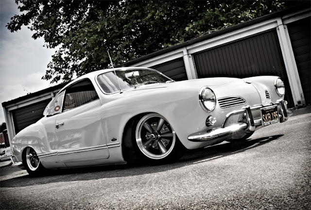 Volkswagen VW Karmanghia White Wallpaper Classic