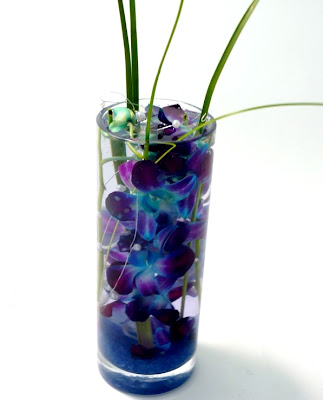 Blue Orchid Centerpiece