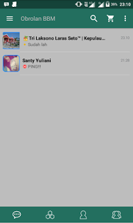 BBM MOD Tema DarkGreen Material Theme v3.0.1.25 Apk Update Terbaru 2016 Gratis