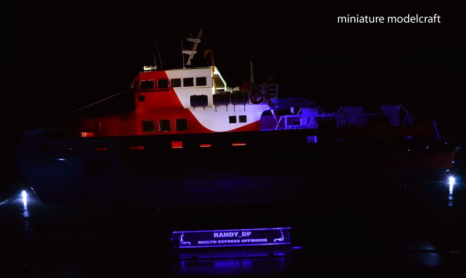 tempat jual miniatur kapal crew boat cb express 76 pt miclyn express offshore terpercaya sejak jaman dulu