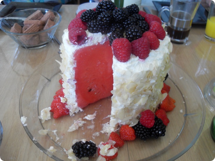 Vandmelonkage