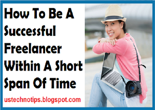 How To Be A Successful Freelancer Within A Short Span Of Time  Freelancing, the universe of working at your own particular pace, the opportunity of being your supervisor. That is one solace that each person who calls himself/herself a specialist loves to appreciate.   However, similar to all things, outsourcing likewise has its "not very great" part and that is the place most consultants fall into these days. However, stress not, I'm here to control you to that "Outsourcing Heaven" you so much want.   Nearly everybody can do outsourcing yet just various individuals can really do it right. What's more, if done right, it can be the wellspring of a considerable measure of pay to you. The most critical part of outsourcing is landing chosen for positions and I will disclose to you how get the gigs you need.