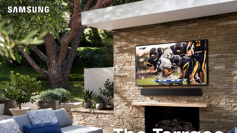 Samsung Officially Brings Home Entertainment Outdoors with its THE TERRACE 4K Weather-Proof Smart TV Line