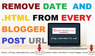 removedate and .html form blogger