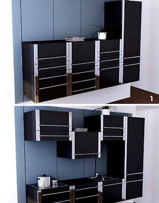 modular modern kitchen cabinet