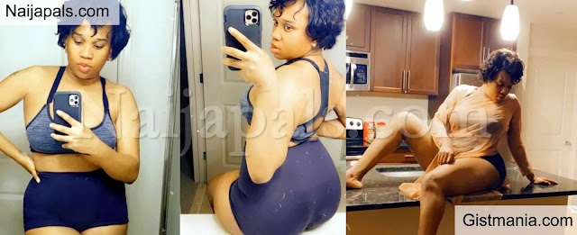 Ubi Franklin's 4th Babymama, Sandra Iheuwa Flaunts Her Curvy Shape In New Photos