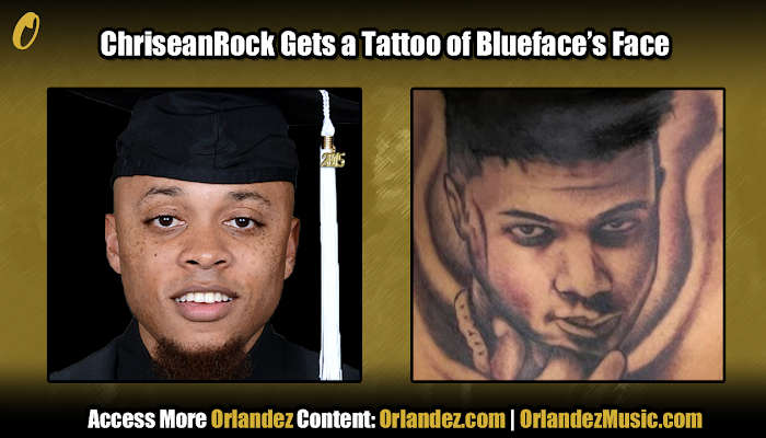 Baltimore Athlete ChriseanRock Gets a Tattoo of LA Rapper Blueface | Celebrity