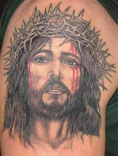 jesus tattoos, tattoos