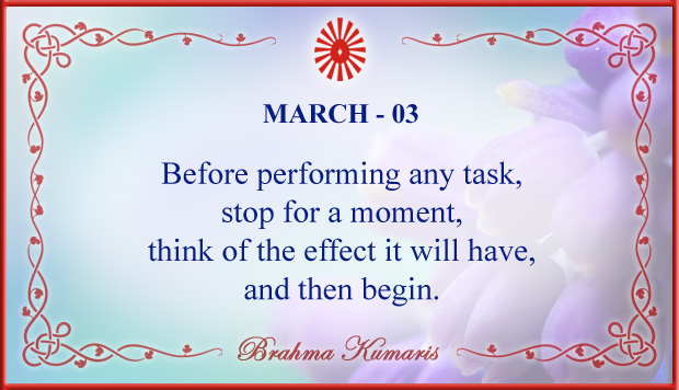 Thought For The Day March 3